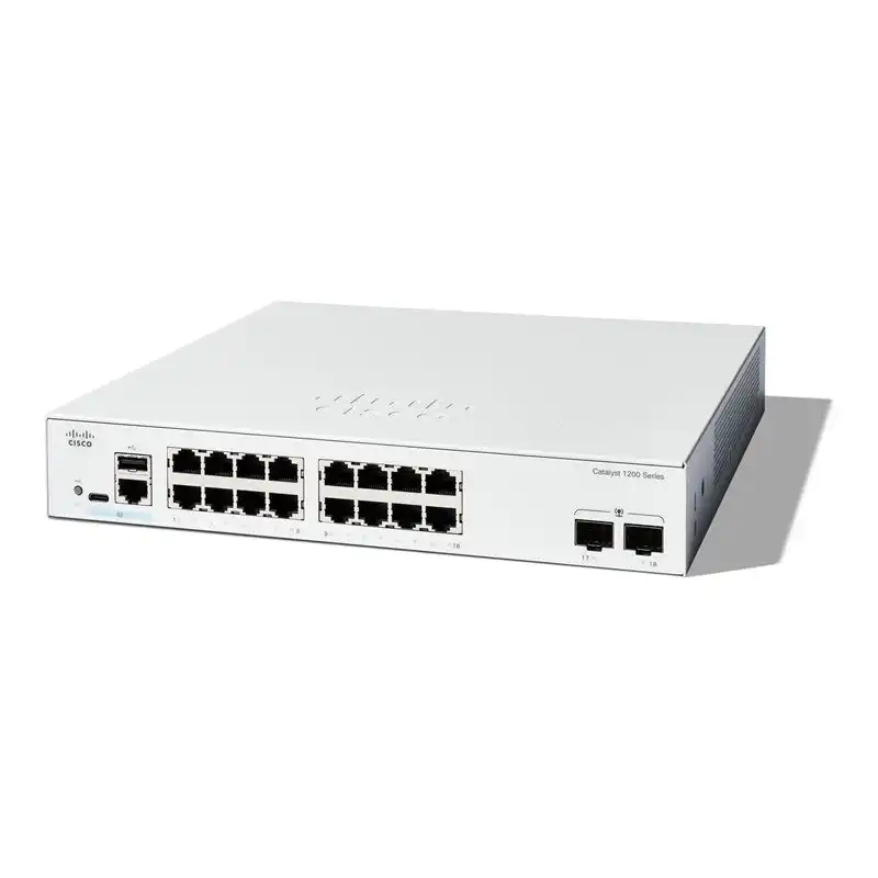 Cisco Catalyst 1200-16T-2G - Commutateur - C3 - intelligent - 16 x 10 - 100 - 1000 + 2 x Gigabit Ether... (C1200-16T-2G)_1